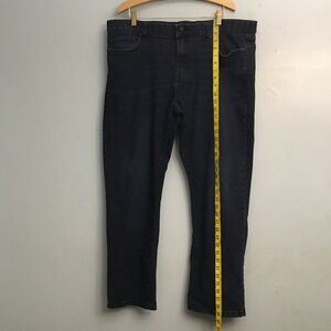 Kenneth Cole Black Relaxed Fit Jeans Structured Denim